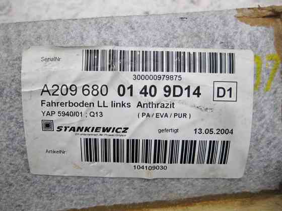 Mercedes-Benz  A2096800140 9D14 Килим салону колір "антрацит" в ногах водія CLK C209 Одесса