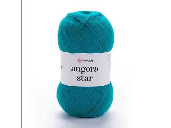 Пряжа Angora Star морська хвиля 80% акрил 20% вовна 500м 100г 5шт/уп 11448 ТМ YarnArt Київ