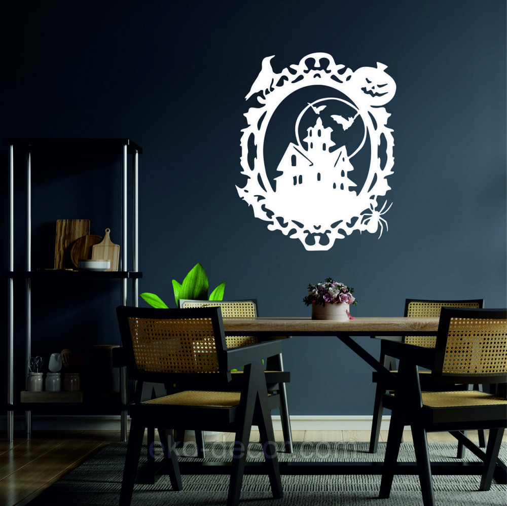 Декоративное настенное Панно «Замок», Декор на стену 90*73 см, Белый Киев - изображение 4