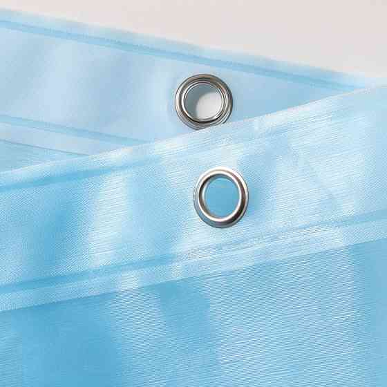 Шторка для ванны из полиэстера водонепроницаемая Bathlux 180x180 см с кольцами, занавеска для ванной комнаты Каменец-Подольский