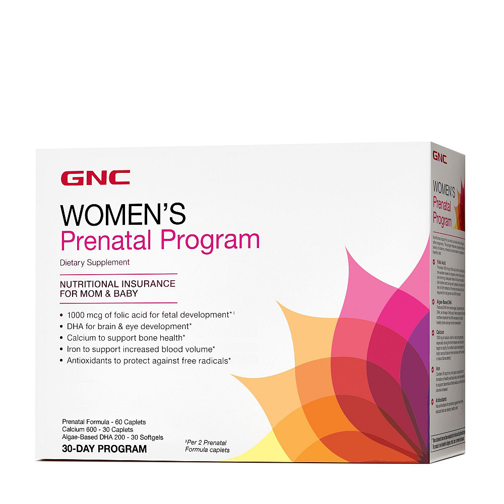 Пренатальний комплекс GNC Women's Prenatal Program 30 Packs Луцьк - фото 1