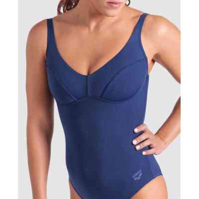 Купальник Arena Swimsuit Victoria U Back Solid 008868-700 темно-синій 42 (3468337533528) Вінниця