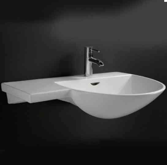 Раковина з поличкою Rak Ceramics Reserva Wing 75x81 см Білий Київ