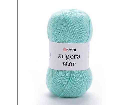 Пряжа Angora Star мята 80% акрил 20% вовна 500м 100г 5шт/уп 841 ТМ YarnArt Київ