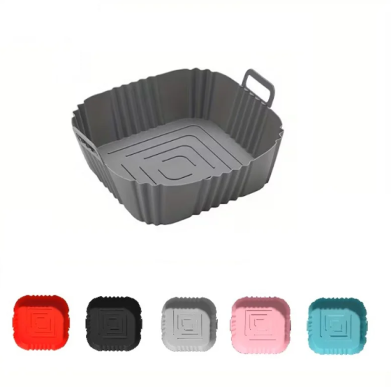 Силіконова форма для запікання з ручками 22×19×5 см для аерогрилю та аерофритюрниці Одеса