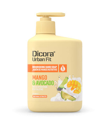 Мило для рук Живильне з вітаміном Е Манго та авокадо Dicora Urban Fit 500 мл Вінниця - фото 1