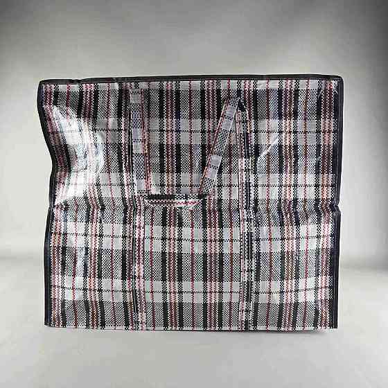 Сумка поліпропіленова, клітчаста. господарська No-4 (48*54*25) (1 шт) Харків