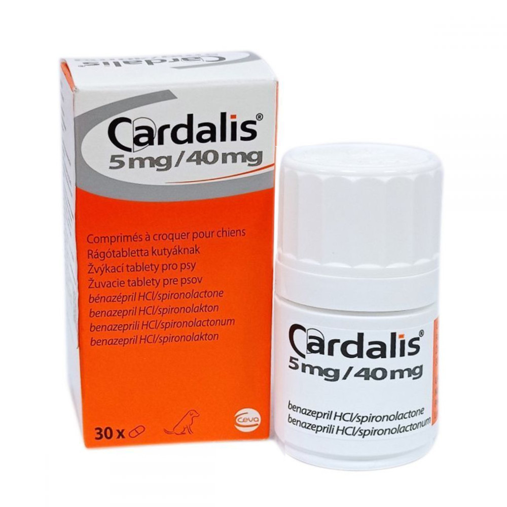 Кардалис 5 мг/40 мг жевательные таблетки для собак 30 табл. Сева (Франция) Винница - изображение 1