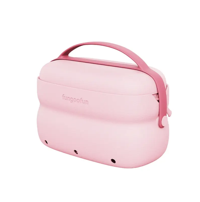 Сумочка силиконовая 2в1 косметичка дорожняя для аксессуаров в ваную комнату и душ,водонепроницаемая,розовая Каменец-Подольский - изображение 2