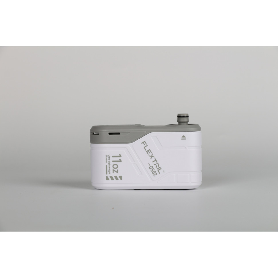 Душ портативний з насосом на акумуляторі Flextail Max Shower із чохлом, білий Київ - фото 2