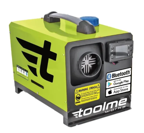 Дизельний автономний обігрівач 9 кВт TOOLME TM188 (230V/12V/24V) керування Bluetooth (Android / iOS) + пульт ДК Київ