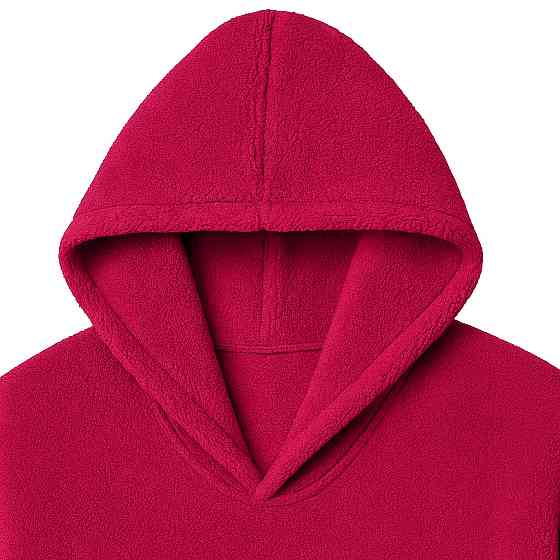 Плед толстовка с капюшоном (100х80см) HUGGLE HOODIE, Малиновый / Плед-худи / Оверсайз толстовка плед с капюшоном Киев