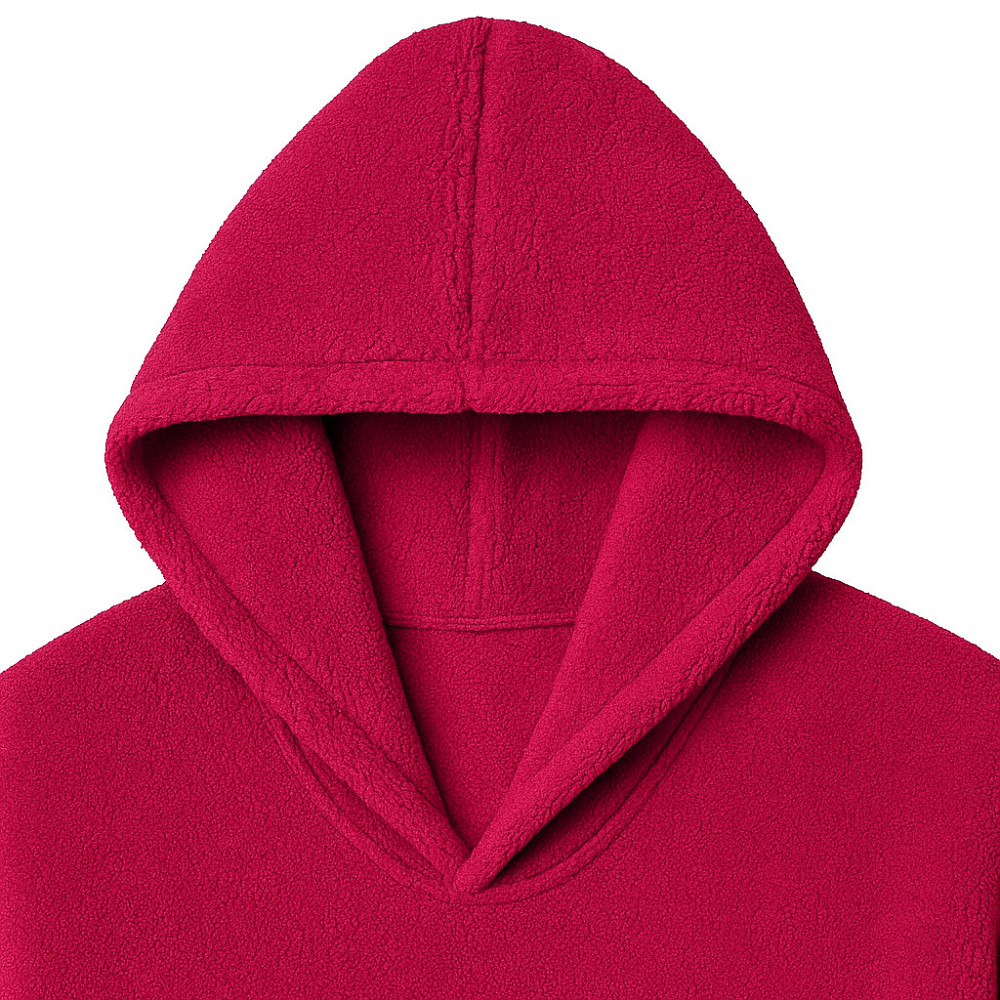 Плед толстовка с капюшоном (100х80см) HUGGLE HOODIE, Малиновый / Плед-худи / Оверсайз толстовка плед с капюшоном Киев - изображение 6