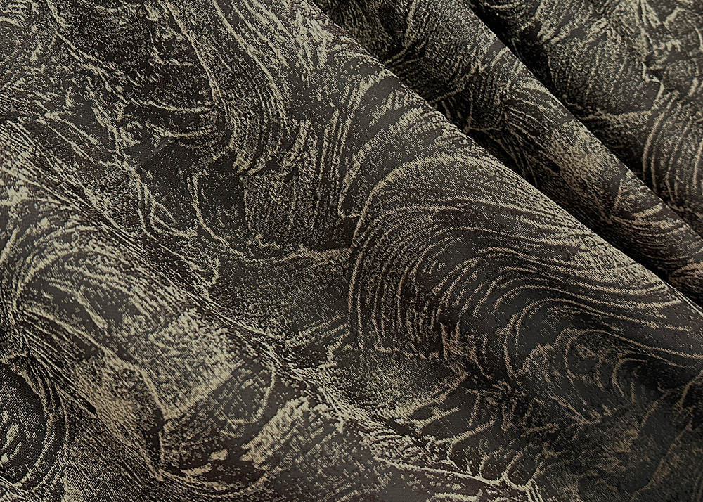 Комплект штор VR-Textil Жаккард Fantasy 200х270 2шт и Тюль 500х270 1632ш-1783т Венге с белым 71-051/6 Киев - изображение 5