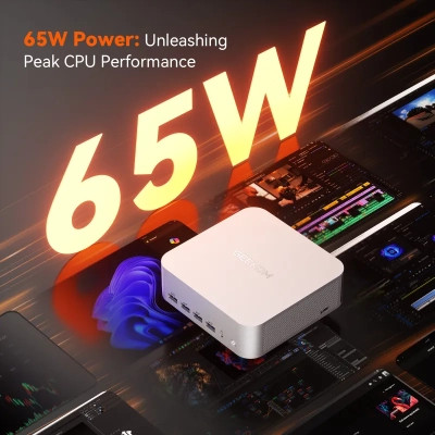 Комп'ютер GEEKOM Mini PC A8 / Ryzen7 8745HS, 32, 1TB, Radeon 780M, W11Pro (GMA8R78745HS-321T-EU) Вінниця - фото 3