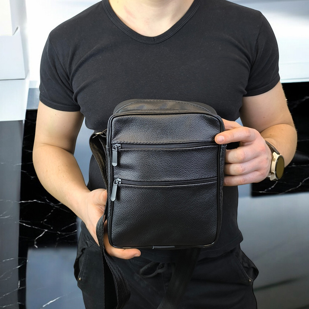 Чоловічі сумки через плече, Сумка для документів зручна, Сумочки барсетка для чоловіків IC-22 Львів - фото 2
