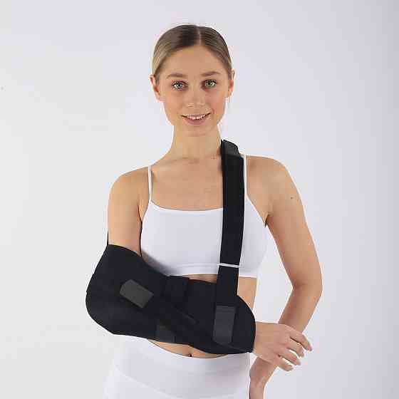 Бандаж косинка для підтримки руки під час перелому, пов'язка на ліктьовий суглоб Розмір XXL Кам'янець-Подільський