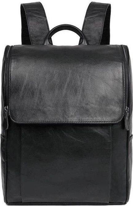 Рюкзак Vintage 14523 шкіряний Чорний Київ - фото 2