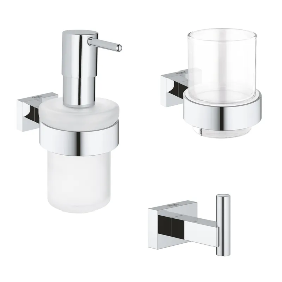 Набір аксесуарів 3в1 Grohe Essentials Cube (BF40511EC) Київ