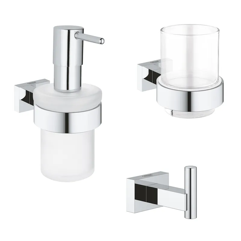 Набір аксесуарів 3в1 Grohe Essentials Cube (BF40511EC) Київ - фото 1