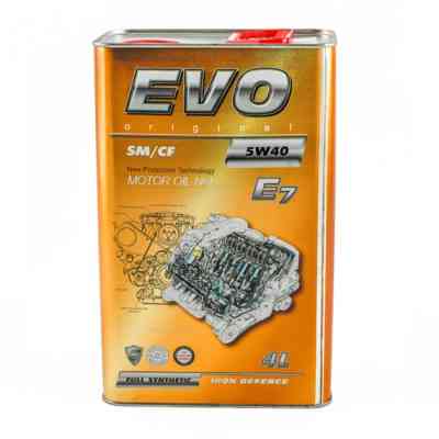 Моторна олива EVO E7 5W-40 SN/CF 4L (E7 4L 5W-40) Вінниця