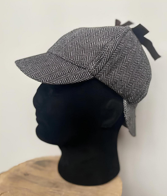 Кепка Шапелье шапка Шерлока Холмса RESTEQ, шляпа охотника за оленями на размер головы 55см Киев - изображение 4