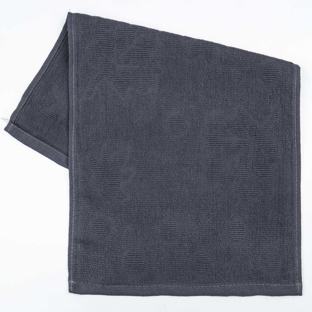 Кухонна жакардова серветка GM Textile 25х45 см 380 г/м2 (Сірий) Суми - фото 1