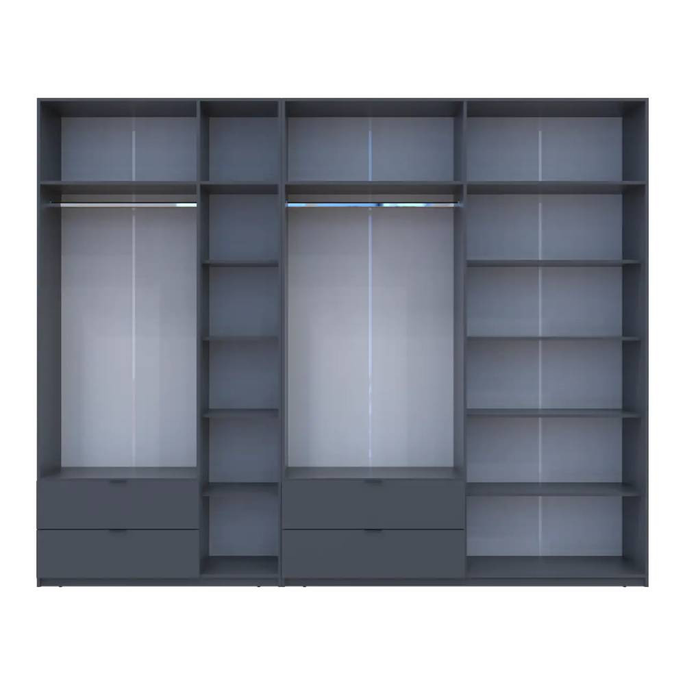 Шафа для одягу Doros Лукас Графіт 3+4 ДСП 300х50х240 DRS-011698 (42005133) Львів - фото 5