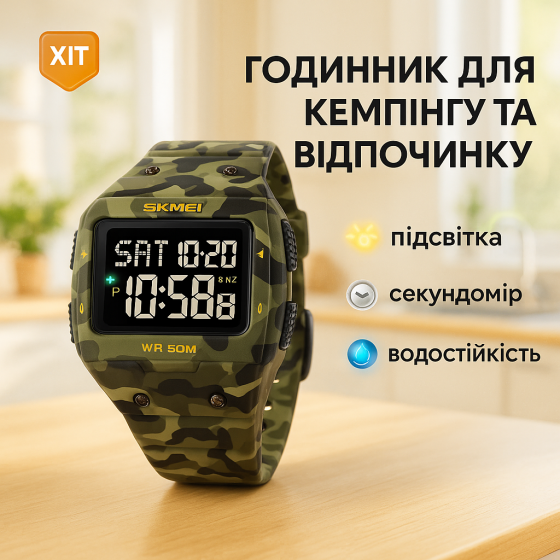 Годинник для подорожі, Якісний спортивний годинник, Смарт-годинник для військової операції NJ-24 Львів