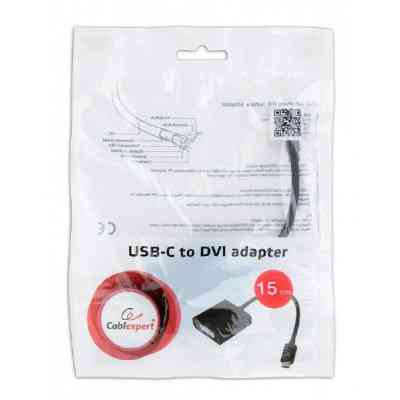 Переходник Type-C to DVI Cablexpert (A-CM-DVIF-01) Винница