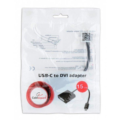 Перехідник Type-C to DVI Cablexpert (A-CM-DVIF-01) Вінниця - фото 2
