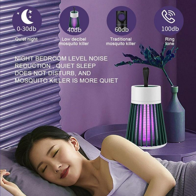 Знищувач комах Electronic shock Mosquito killing lamp 220V TV One Площа дії: до 8 м² Київ - фото 2