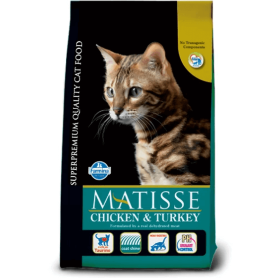 Сухий корм Farmina Matisse Adult Chicken & Turkey для дорослих котів, курка та індичка, 10 кг Київ