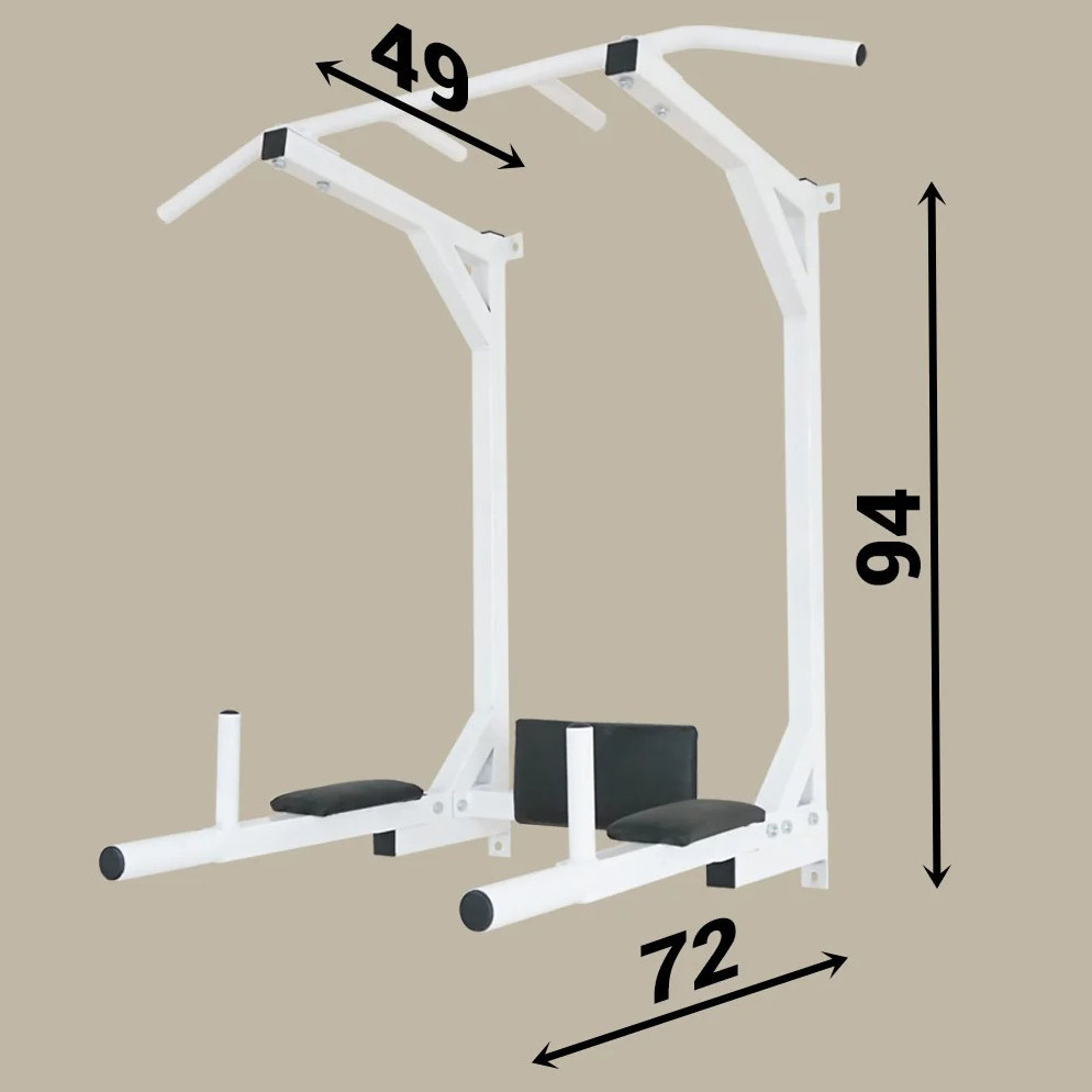Спортивний настінний турнік + бруси складні + прес 4 в 1 А326 для дому Київ - фото 4
