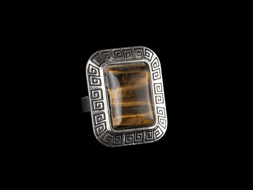 Перстень з каменем очей тигрів Київ - фото 1