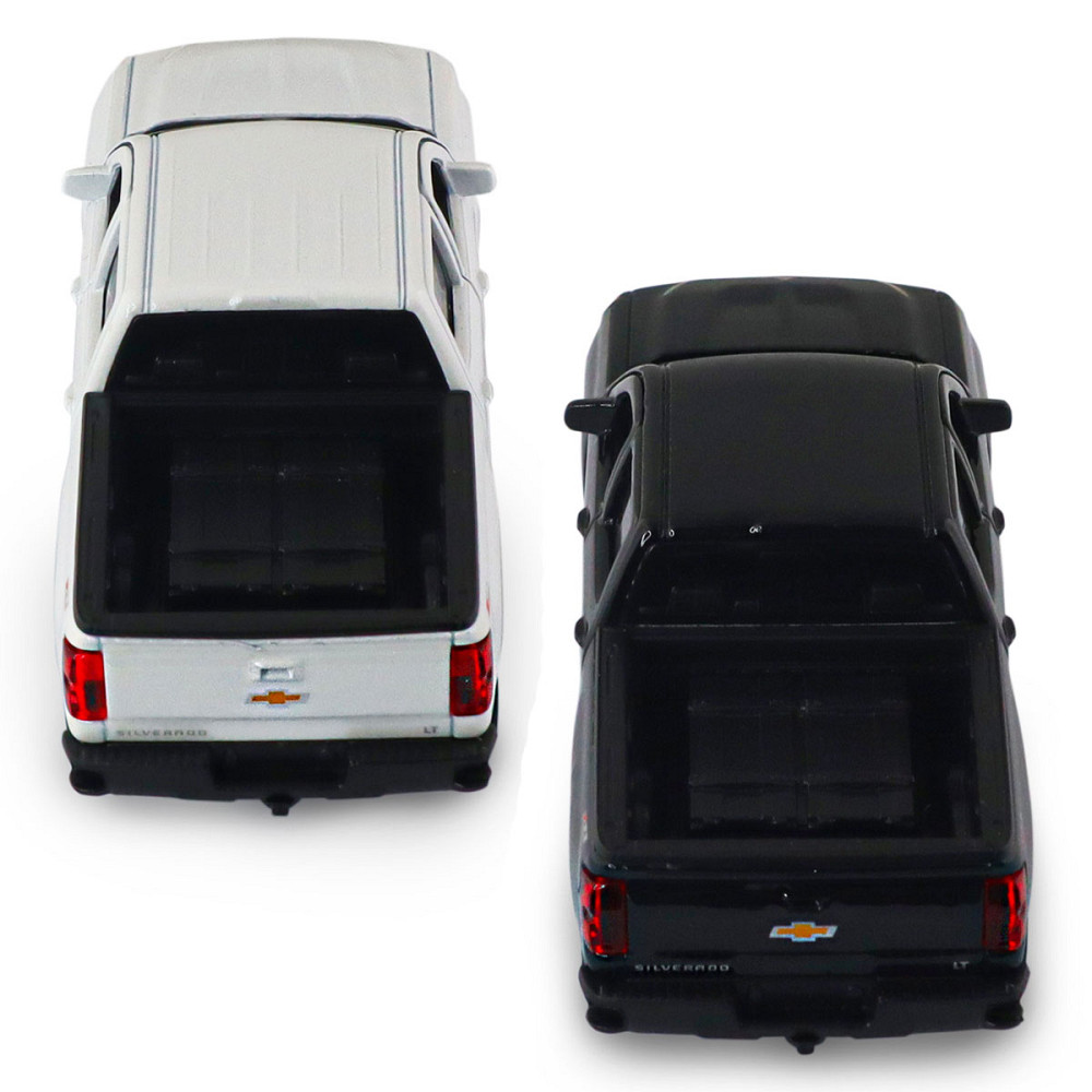 Автомодель - Chevrolet Silverado 2017 (перламутрово-білий, чорний) Дніпро - фото 10