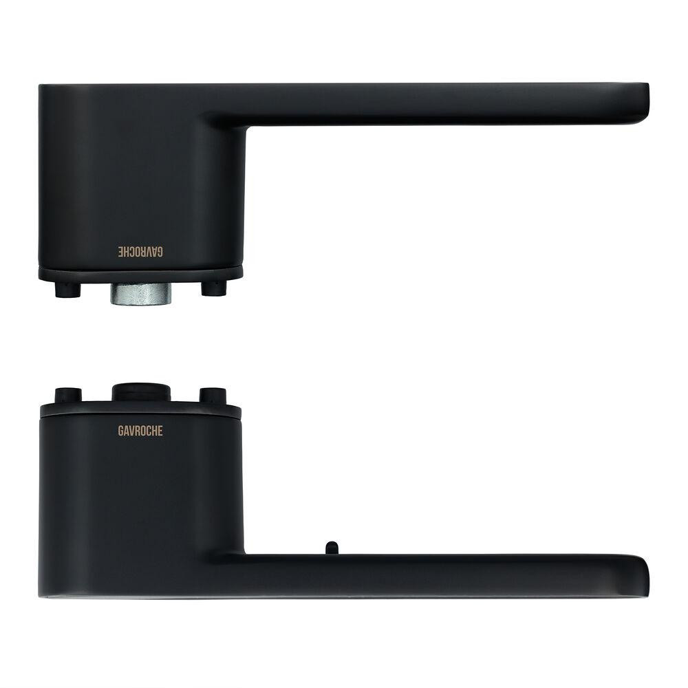 Ручки безрозетні Gavroche GRclick Black/Black чорні з чорною вставкою Київ - фото 4