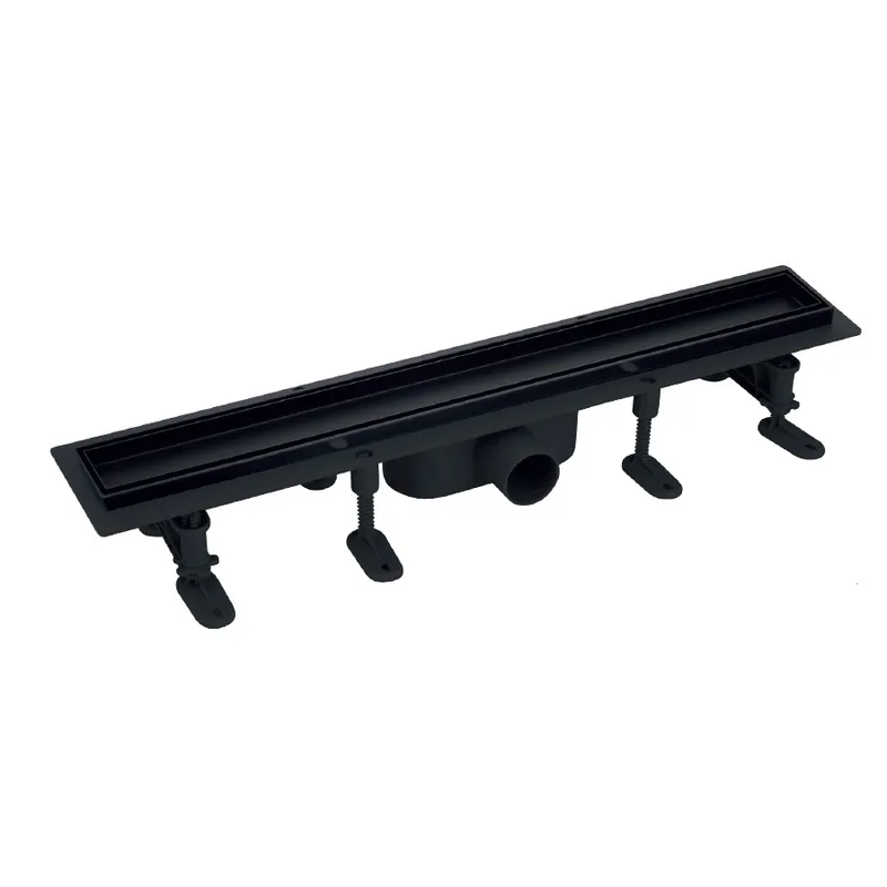 Душовий трап MIXXUS DRAIN-06-40 BLACK з пласт. основою і накладкою із нерж. сталі 70x400мм   ( MI6527 ) 23298 Харків - фото 1