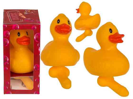 Гумова качечка з пенісом Duck With Dick Sex Aura Київ