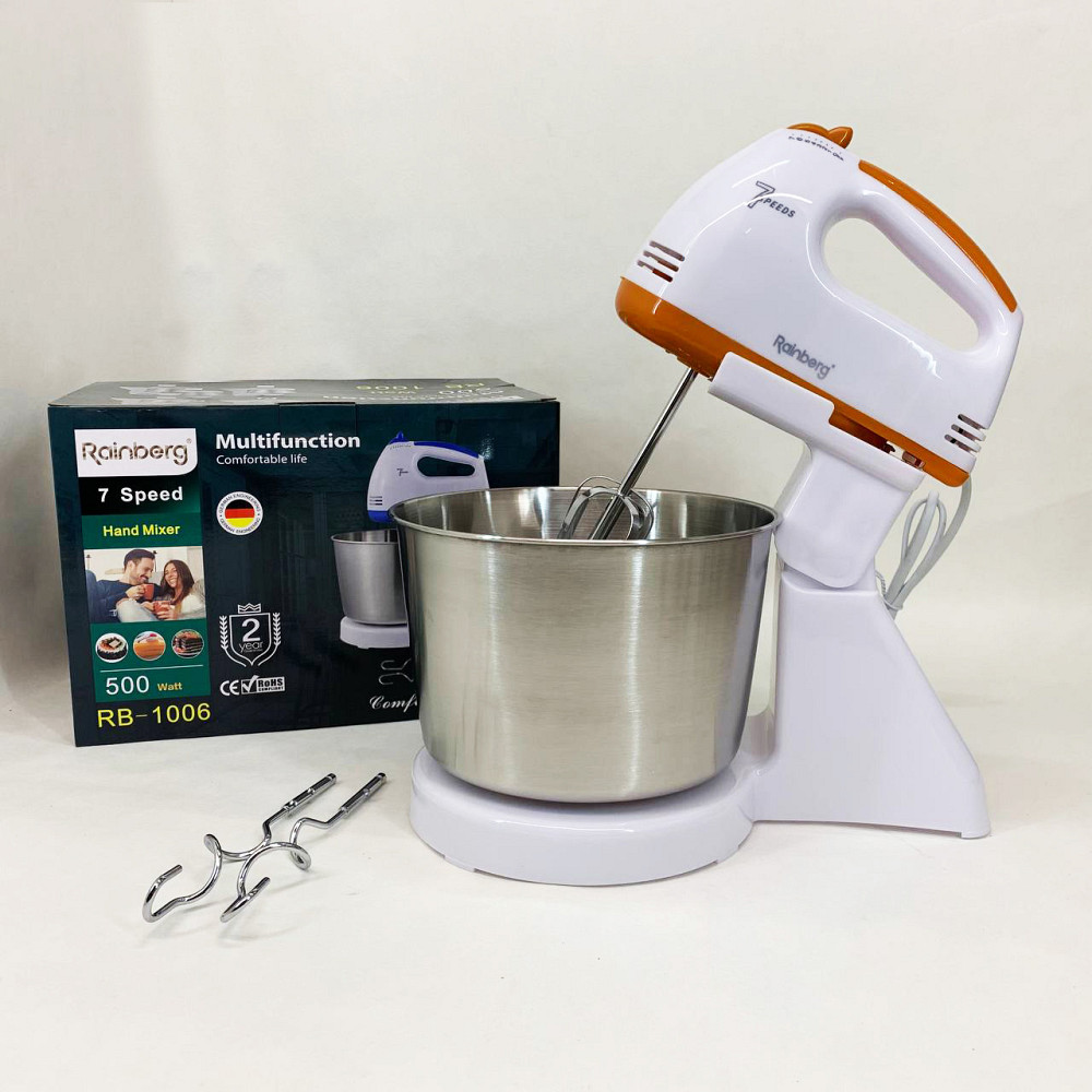Ручний кухонний міксер для кондитера, Міксер зі змінними насадками стаціонарний Кращий ручний HL-25 Львів - фото 4