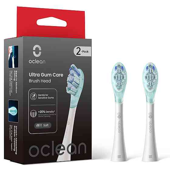 Насадка для зубної електрощітки Oclean Ultra Gum Care White UG03 2 шт (6970810557008) ( white ) Харків