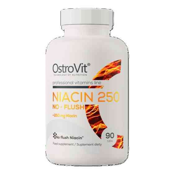 Ніацин Ostrovit Niacin 250 NO-FLUSH 90 tablets Луцьк