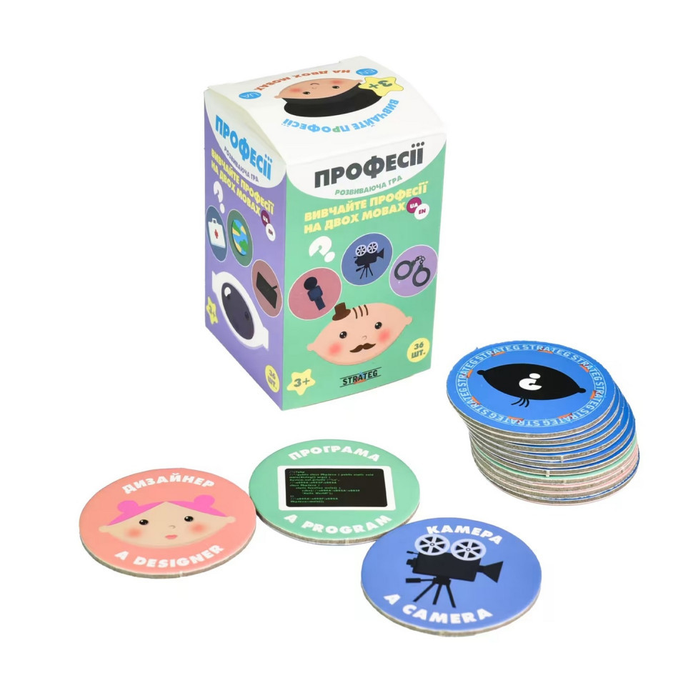 Развивающая настольная игра «Профессии» 30773, 36 карточек Винница - изображение 2