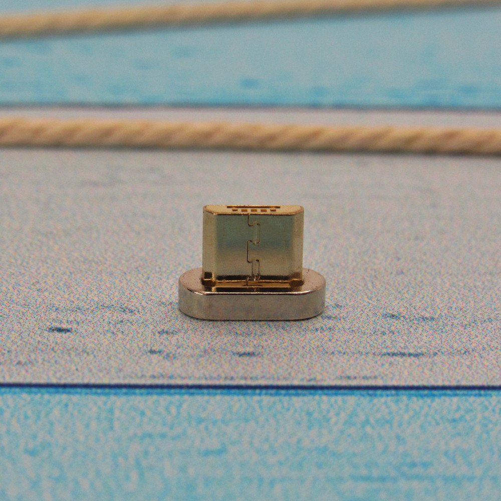 Магнітний кабель Pzoz 1 м MicroUsb Gray Київ - фото 7