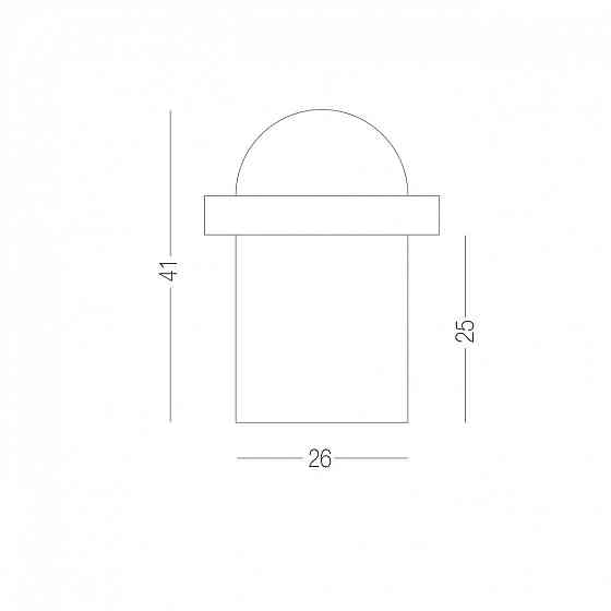 УПОР ПІДЛОГОВИЙ ДЛЯ ДВЕРЕЙ M-38L SN МАТОВИЙ НІКЕЛЬ Київ