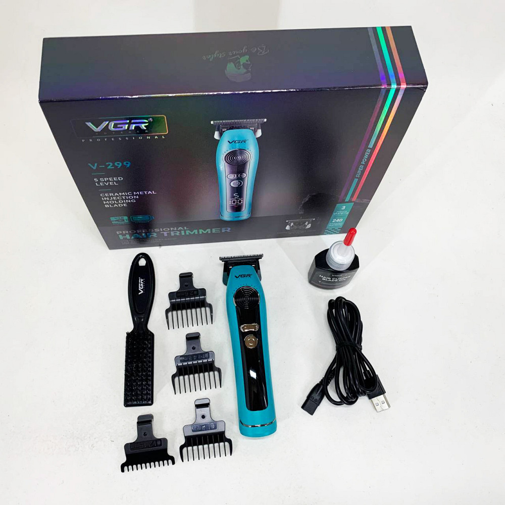 Машинка для різних стрижок акумуляторна VGR, Універсальна машинка для стрижки голови та бороди OG-63 Львів - фото 16