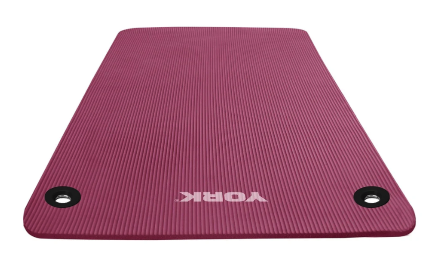 Мат для фітнесу з отворами York Fitness NBR 1см рожевий Киев - изображение 8