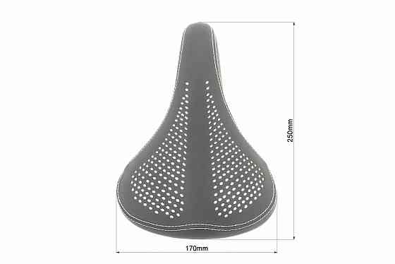 Сидіння MTB 250x170мм, чорне GS-509 Київ