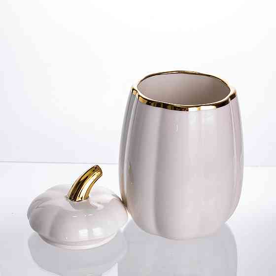 Банка для хранения Тыква фарфоровая 2 л с крышкой HP-26-4 Коломия