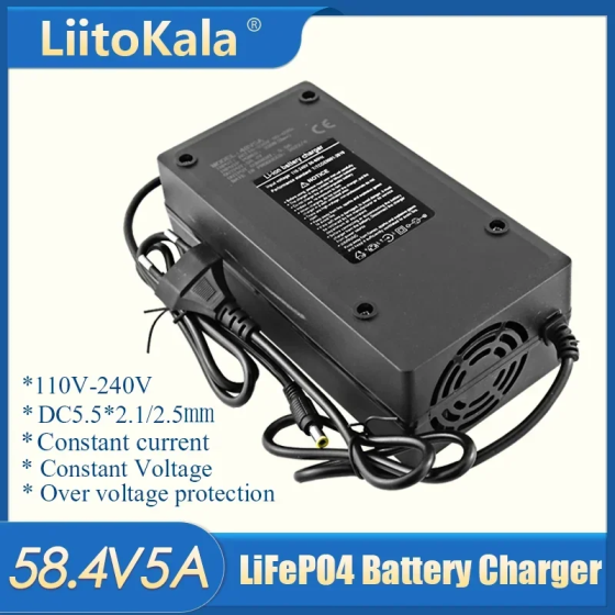 Зарядний пристрій для акумулятора LiitoKala Lii-58.4V/5A LiFePO4 Вінниця